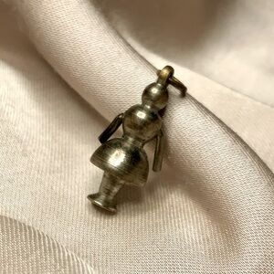 Vintage Silver Doll Charm